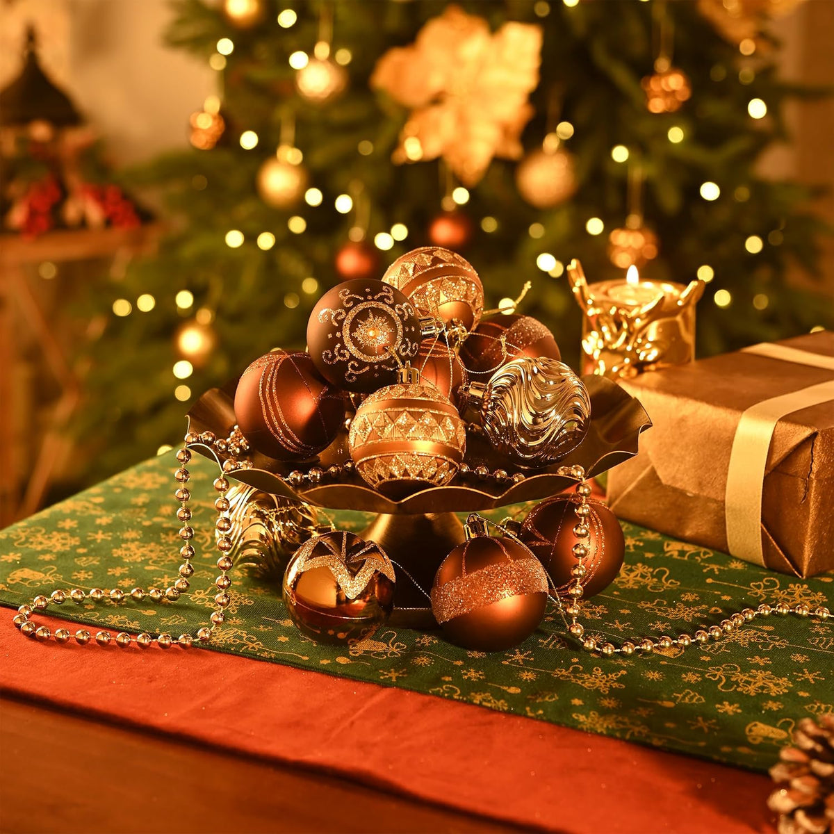 Valery Madelyn 16ct Christmas Tree Decorations Ball Ornaments 2.36 Inches