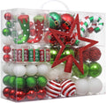 Valery Madelyn 100ct Christmas Ball Ornaments Tree Decorations Set