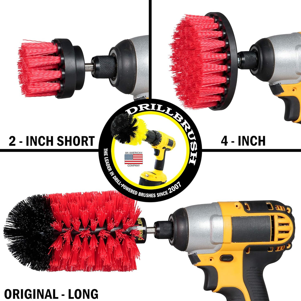 Concrete Stain Remover Brush Set - Home Lawn Equipment Cleaning Tools