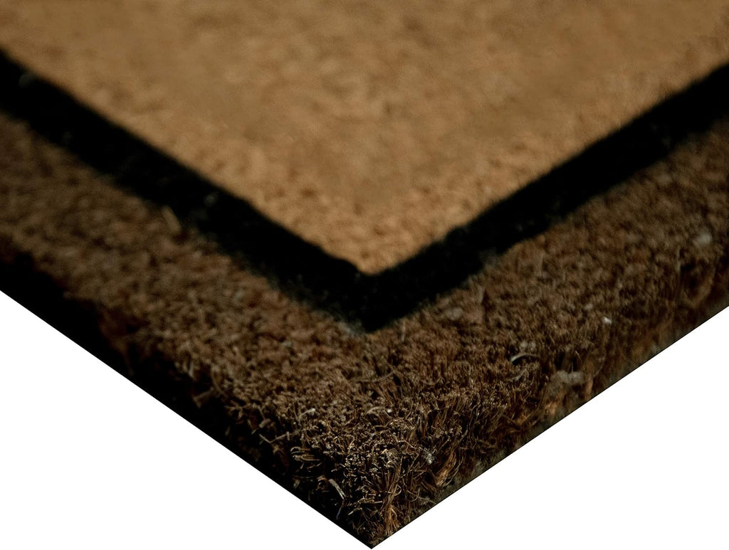 Ackland Coir Doormat | Clara Brown Welcome Flocked | 18" x 30"