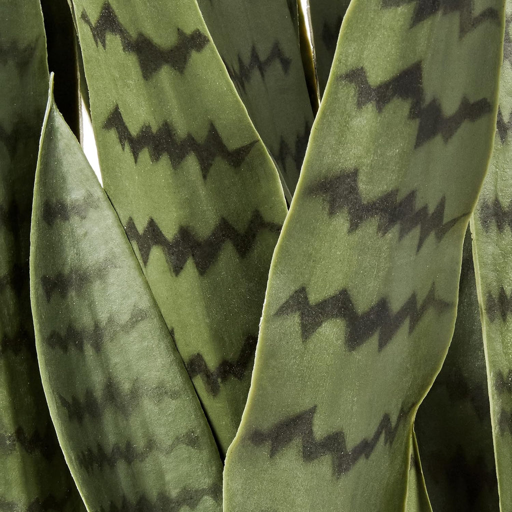 Nearly Natural 48 in Artificial Sansevieria Snake Plant with Pot