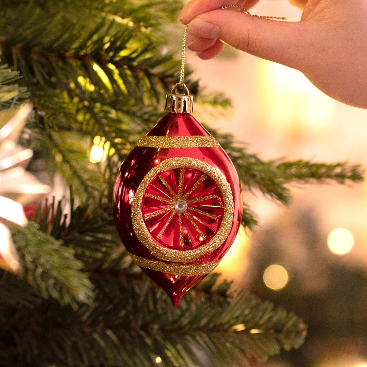 Valery Madelyn 100ct Christmas Tree Decorations Ball Ornaments Set Large
