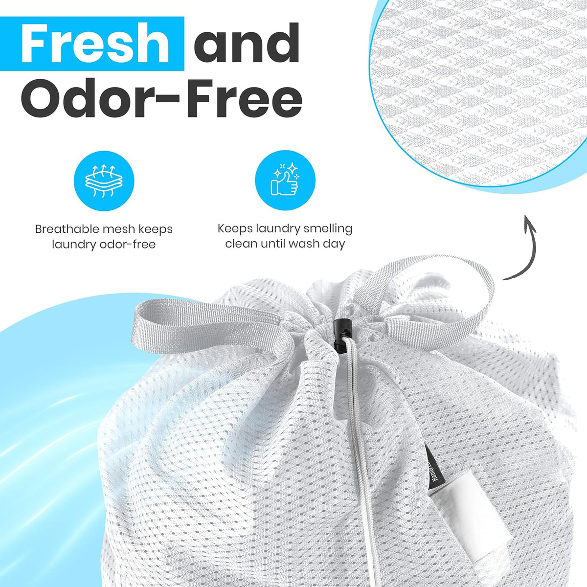 Mesh Laundry Bags 24 x 36 In, 2-Pack - Handy Laundry Heavy Duty Net Bag