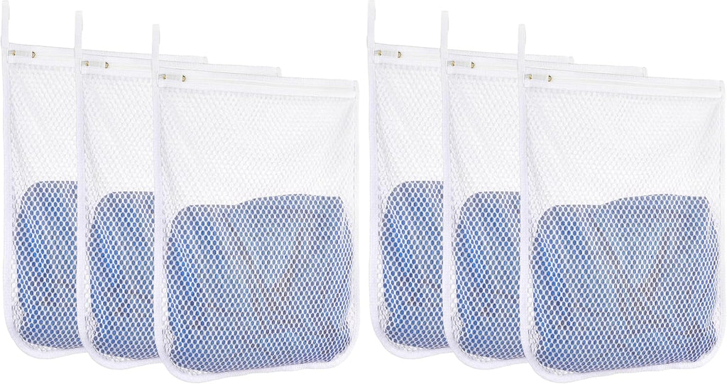 3 pcs Durable Honeycomb Mesh Laundry Bags for Delicates 12" x 15" (3 Medium) (Pack of 2)