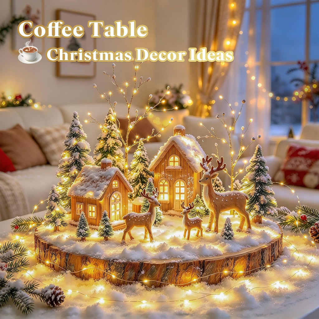 JMEXSUSS USB Fairy Lights for Bedroom,33ft 100 LED Christmas Lights Plug in