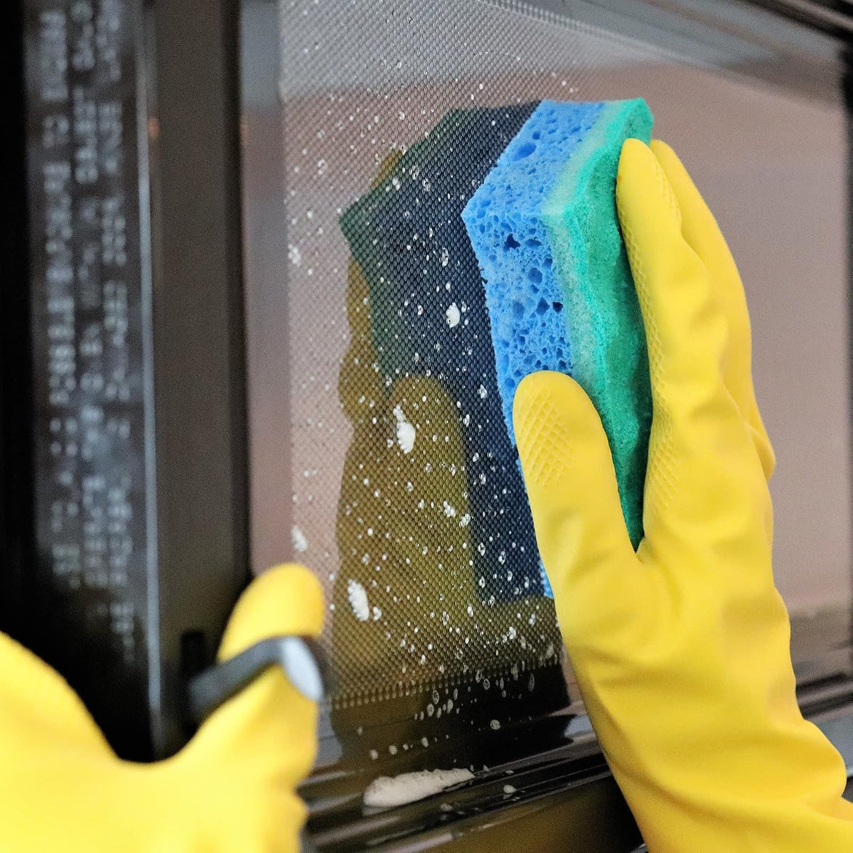 O-Cedar Scrunge Non-Scratch Scrub Sponge Multi-Use,All-Purpose,Odor-Resistant,Scrubbing Sponge Safely Cleans All Hard Surfaces in Kitchen and Bathroom,6 Count (Pack of 2)