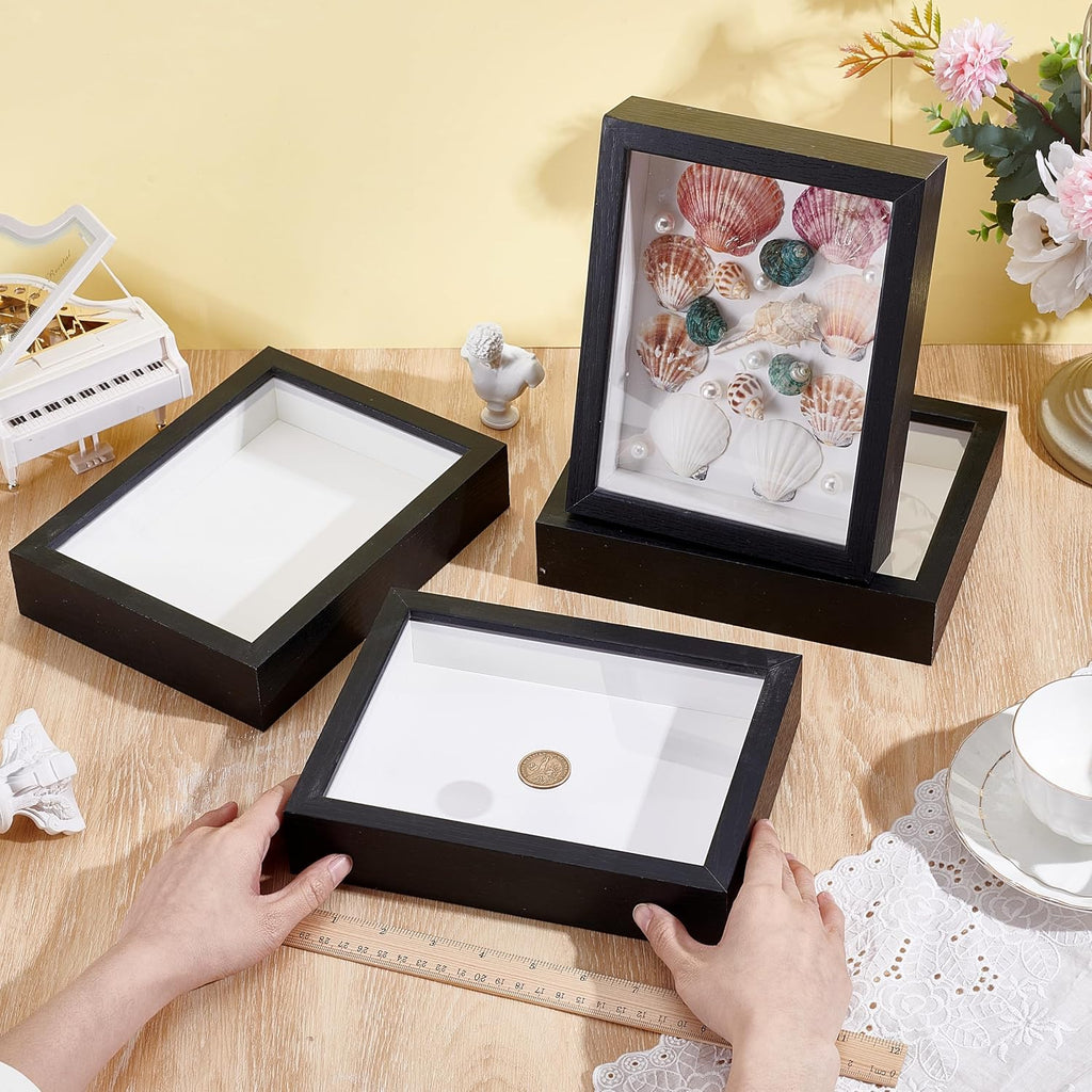 8 Pack 6x8 Inch Shadow Box Picture Frame, Shadow Box Frame Bulk