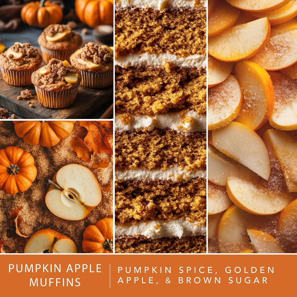 ScentSationals Pumpkin Apple Muffins Scented Fall Wax Melts 10oz (24 Cubes)