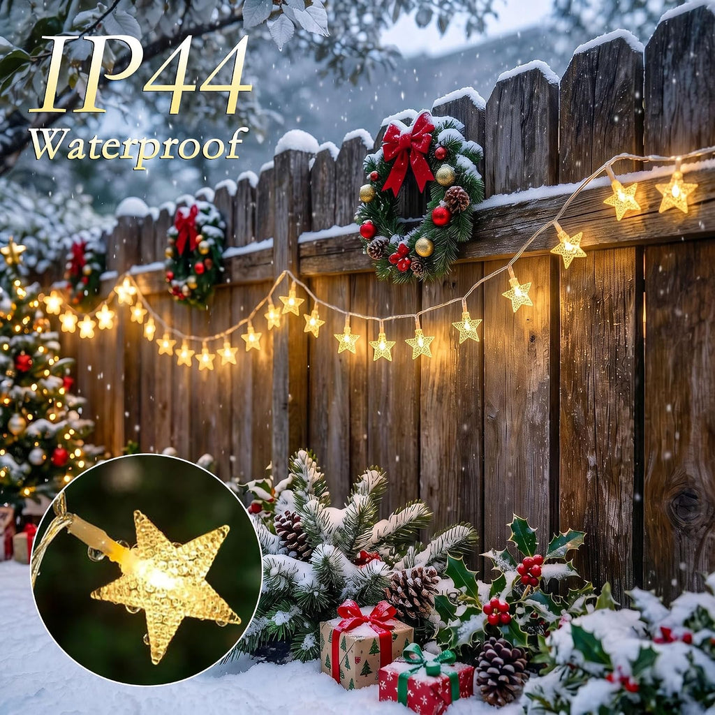Star Lights String Lights USB 50FT 100 LED Warm White & Multicolor Changing