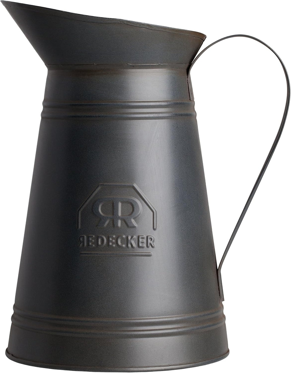 REDECKER Nylon Toilet Brush with Dark Coated Metal Holder, Oiled Thermowood Handle, Replaceable Head, Vintage Design, Made in Germany