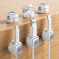 Toocki 6 Pack Magnetic Cable Clips, White