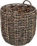 happimess Laurel Hand-Woven Abaca Storage Basket 19", Brown
