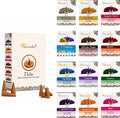 ARO VATIKA Vedic Natural Incense Cones Variety Pack of 120, 12 Flavored Premium Non-Toxic Dhoop Cones for Meditation, Yoga, Spiritual Healing, Relaxation & Home Fragrance, Burn Time 25 Mins