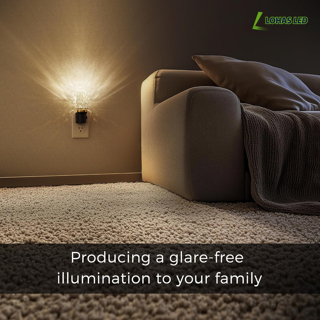 L LOHAS LED Night Light, Dimmable Night Lights Plug into Wall, Light Sensor