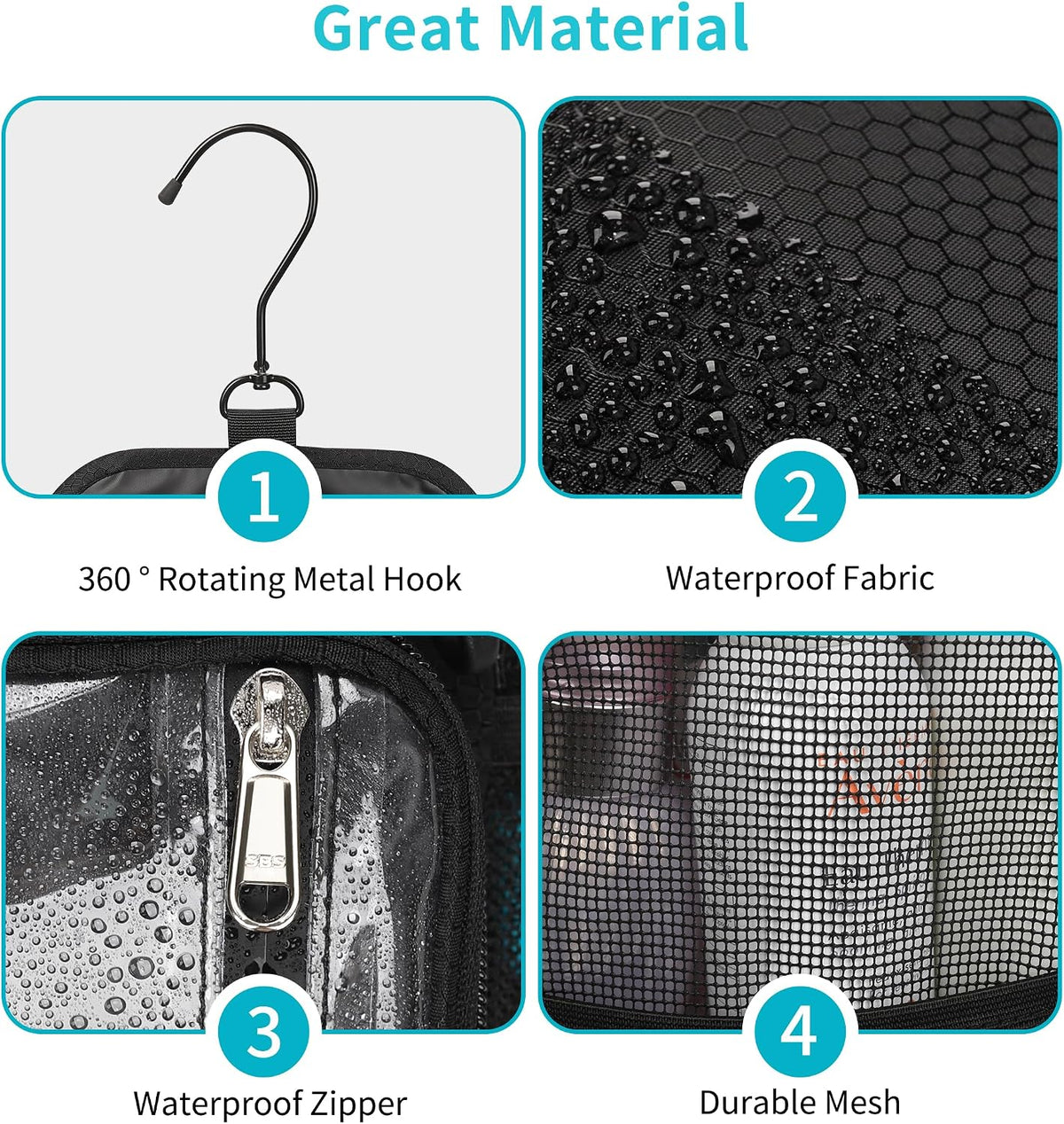Shower Caddy Portable Mesh Shower Bag for College Dorm Room Essentials