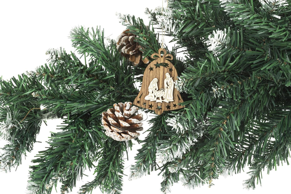 MaMeMi German Incense Cones Christmas Mix – Knox 4 Pack (96 Cones) for Smoker Houses & Figurines | Fir, Frankincense & Sandalwood | Gift Set with Wooden Ornament | Traditional Erzgebirge