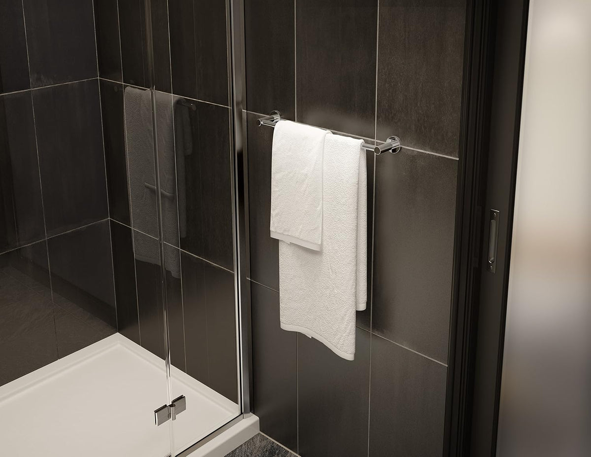 Symmons 353TB-24 Dia 24 in. Wall-Mounted Towel Bar in Polished Chrome