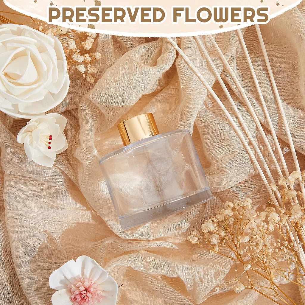 Daifunli 11 Pcs Flower Reed Diffuser Set,Elegant