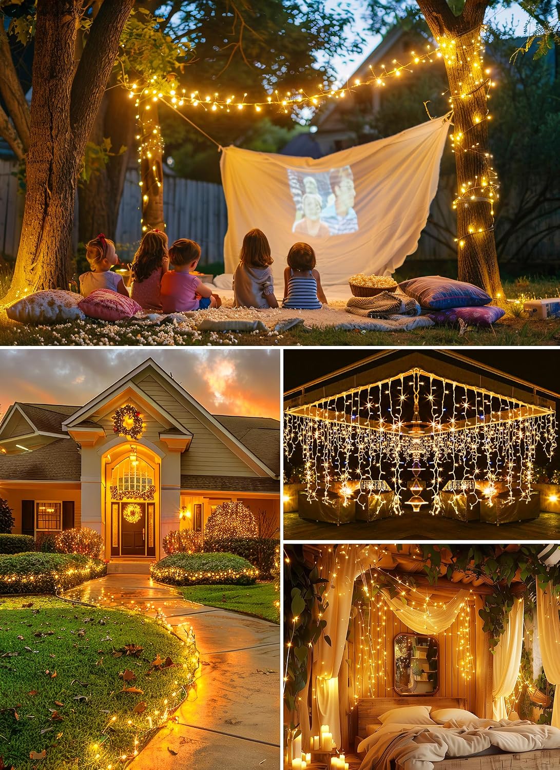 Minetom Fairy Lights Battery Operated, Twinkle String Lights 5ft 60LED