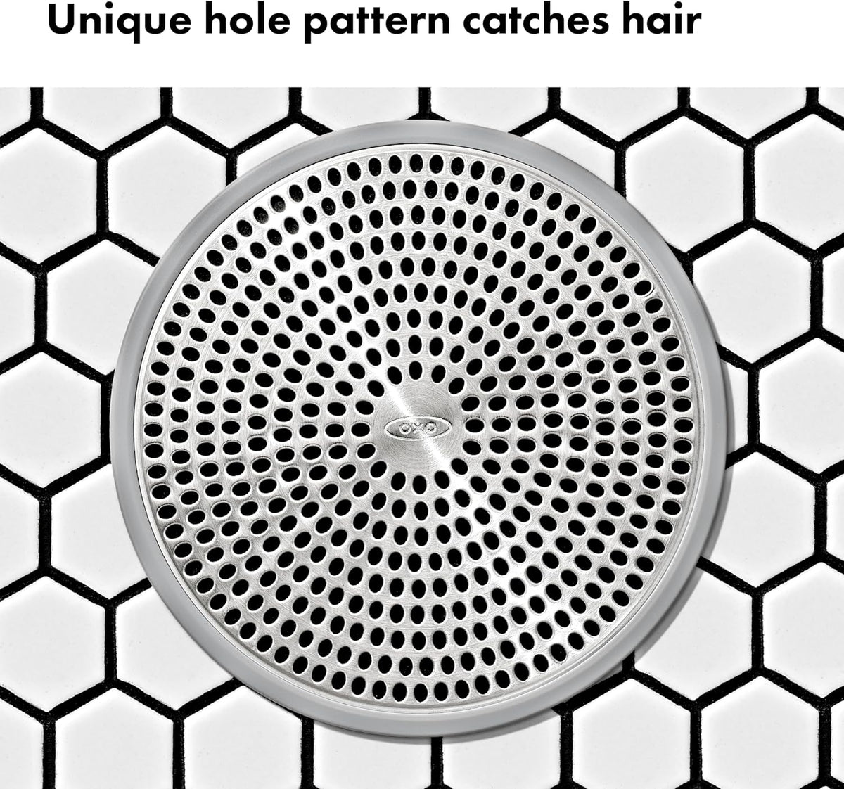 OXO Good Grips Shower Stall Drain Protector, 2 Pack