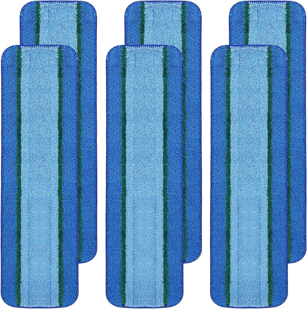 AIAKO Microfiber Replacement Mop Pads for Bona Hardwood Floor, 6 Pack