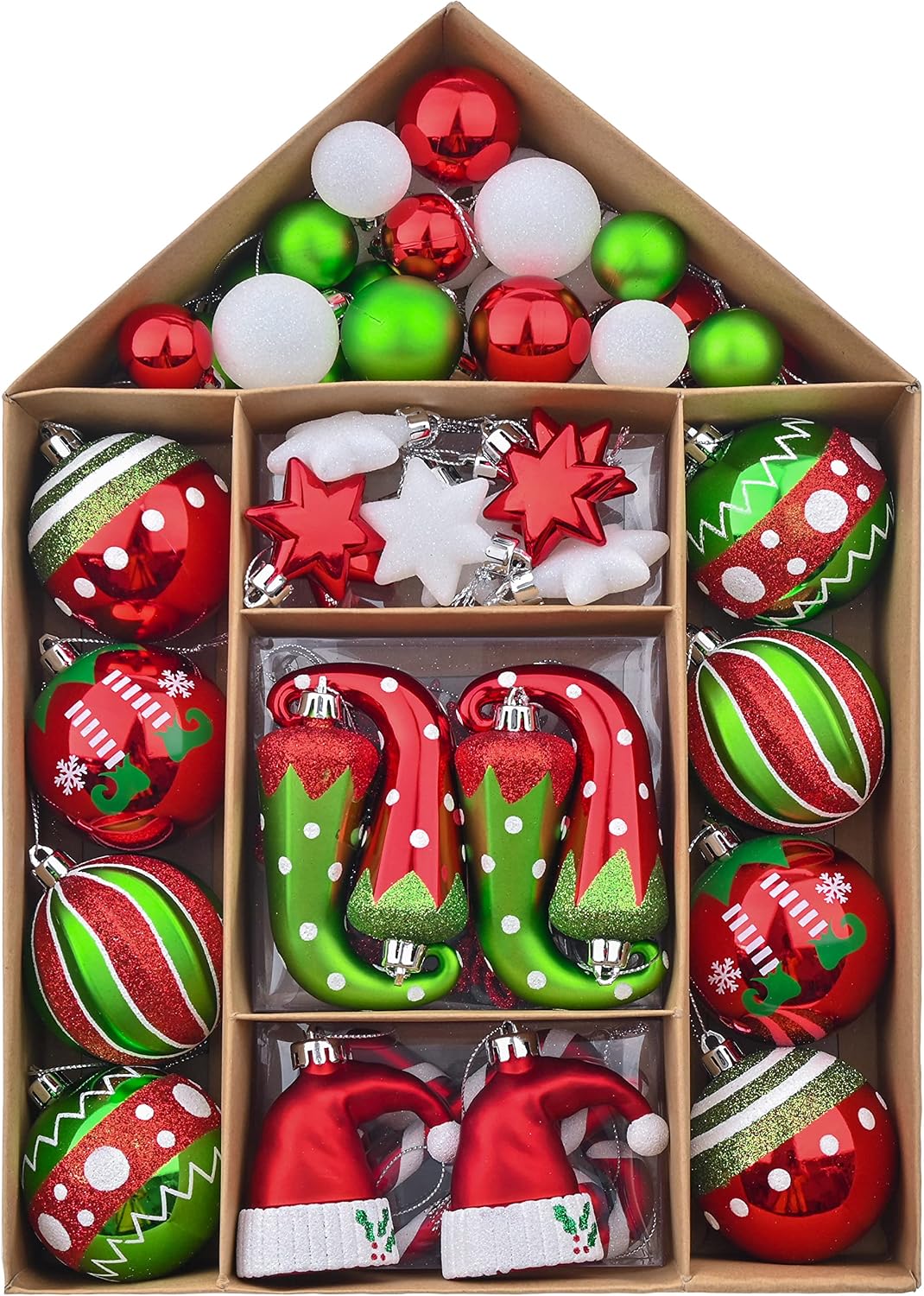 Valery Madelyn 70ct Christmas Ornaments Tree Decorations Set