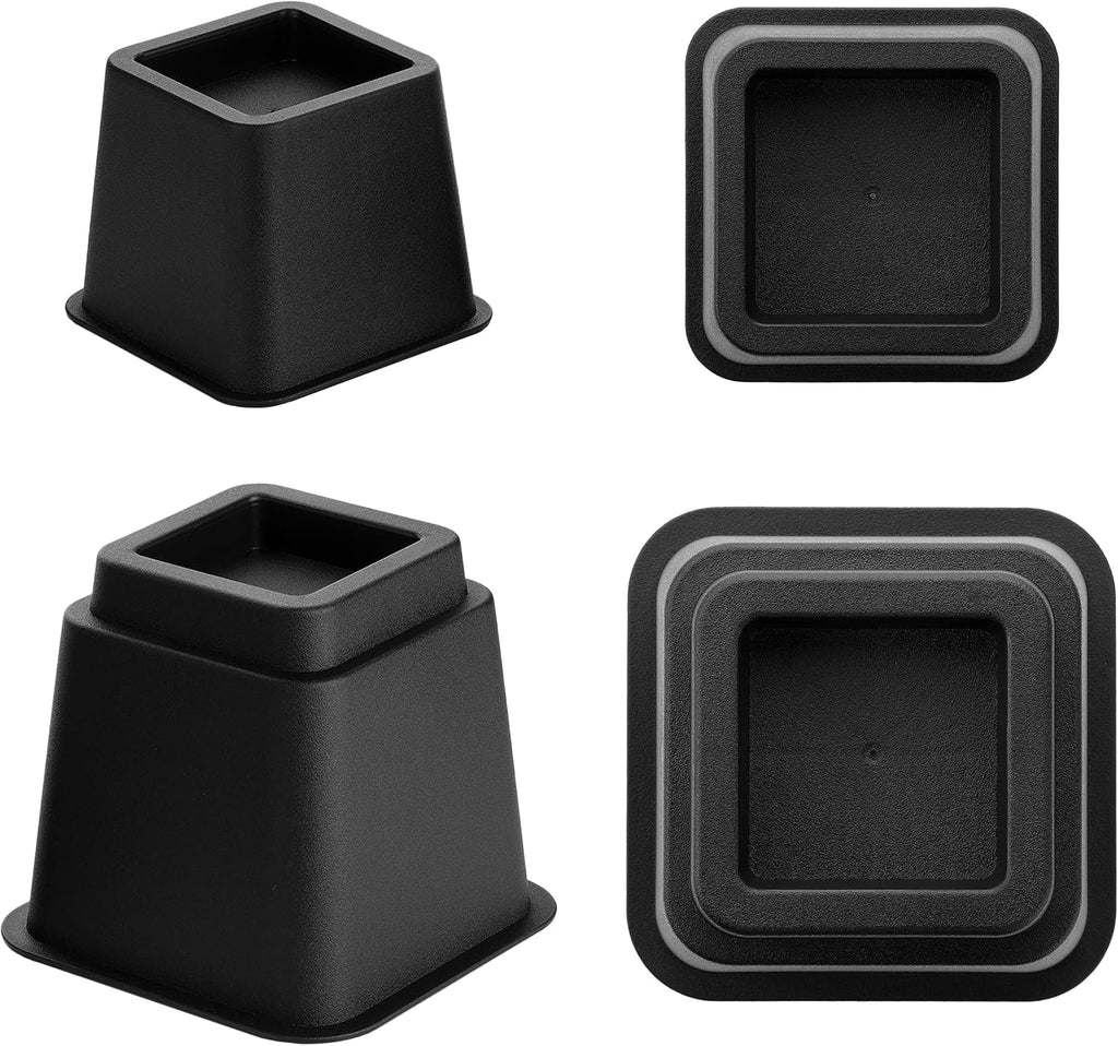 Mr. Pen- Adjustable Bed Risers, Furniture Risers, Set of 4 Risers