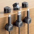 Toocki 6 Pack Magnetic Cable Clips, Black