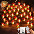Mudder 2 Pack Mushroom String Lights Cottagecore Decor, 10FT 40LEDs with 8 Modes & Timer, USB & Battery Operated Fairy Lights, Mushroom Decor for Bedroom Dorm, Teens Gift, Christmas Party Decoration