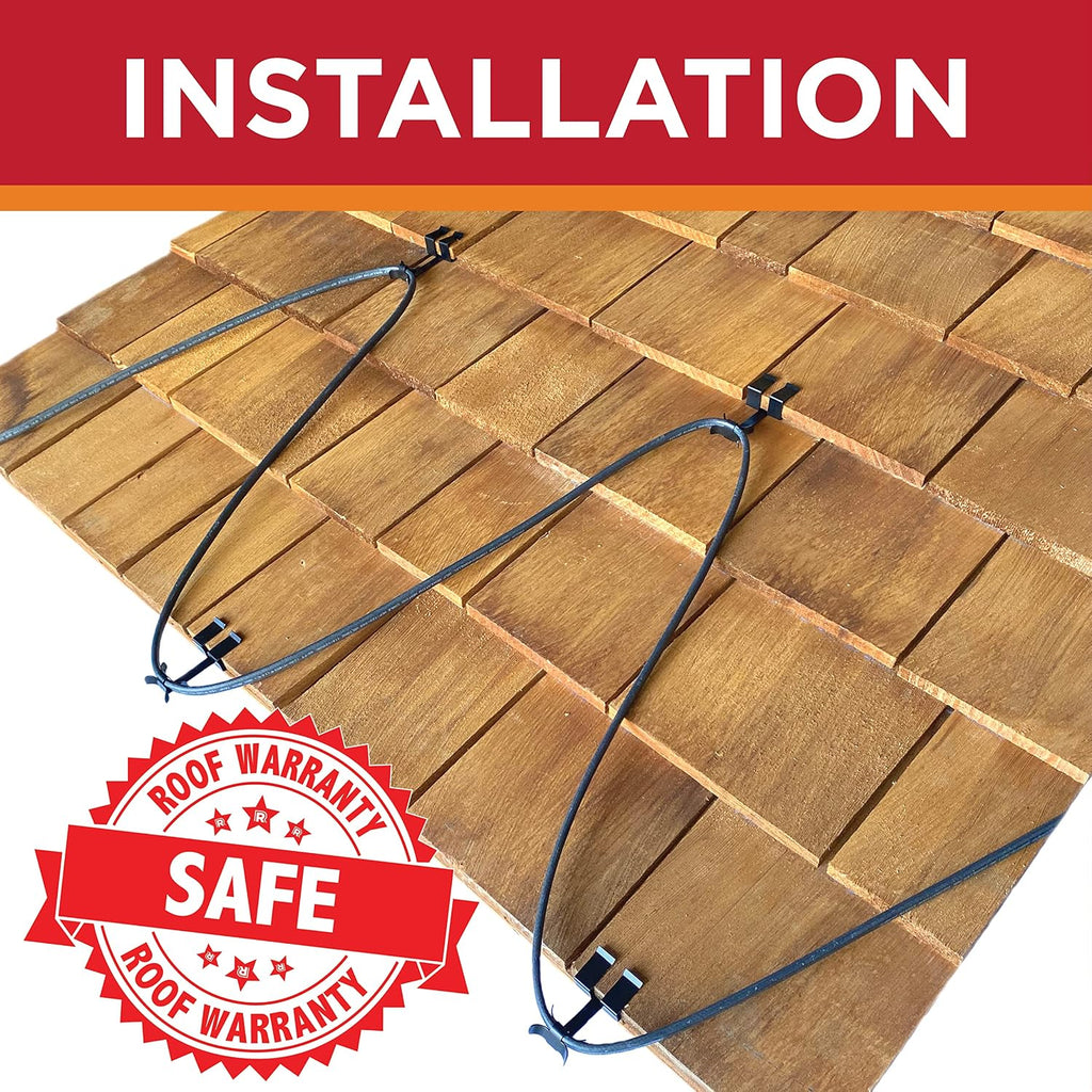 Roof Clips for Roof Heat Cable Installation (.625-25 Pack)