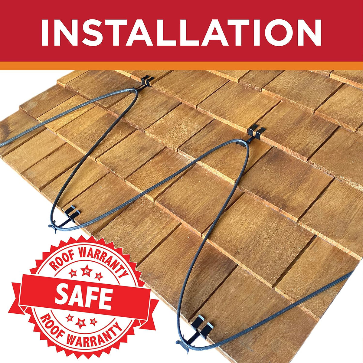 Roof Clips for Roof Heat Cable Installation (.625-25 Pack)