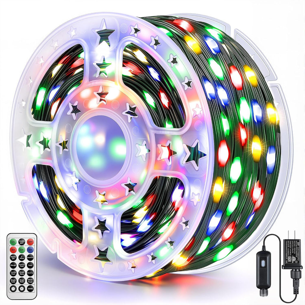 Outdoor Christmas Lights 500 LED 164FT, 13 Modes Multicolor