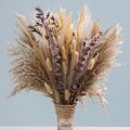8 Kinds Natural Fall Dried Pampas Grass Flowers Bouquet, Autumn Floral