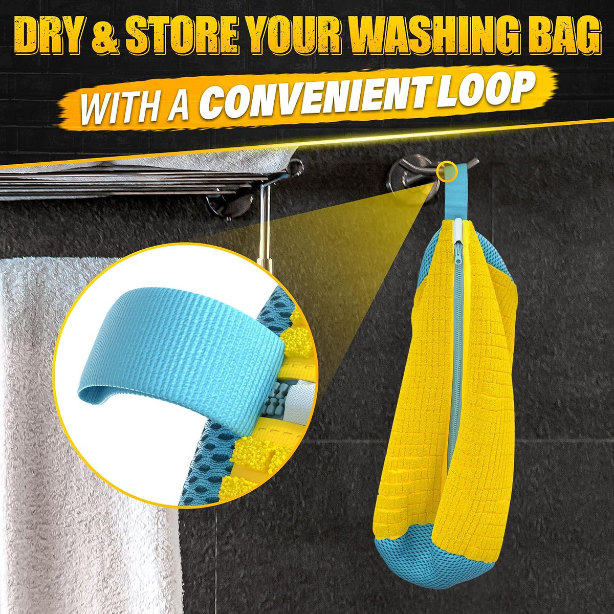 2 Pcs XXL Shoe Washing Machine Bag, Tennis Shoe Laundry Bag, Yellow