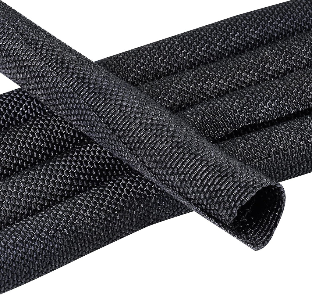 Automotive Mesh Woven Wire Sheathing Split Wire Loom 3/8"-28ft