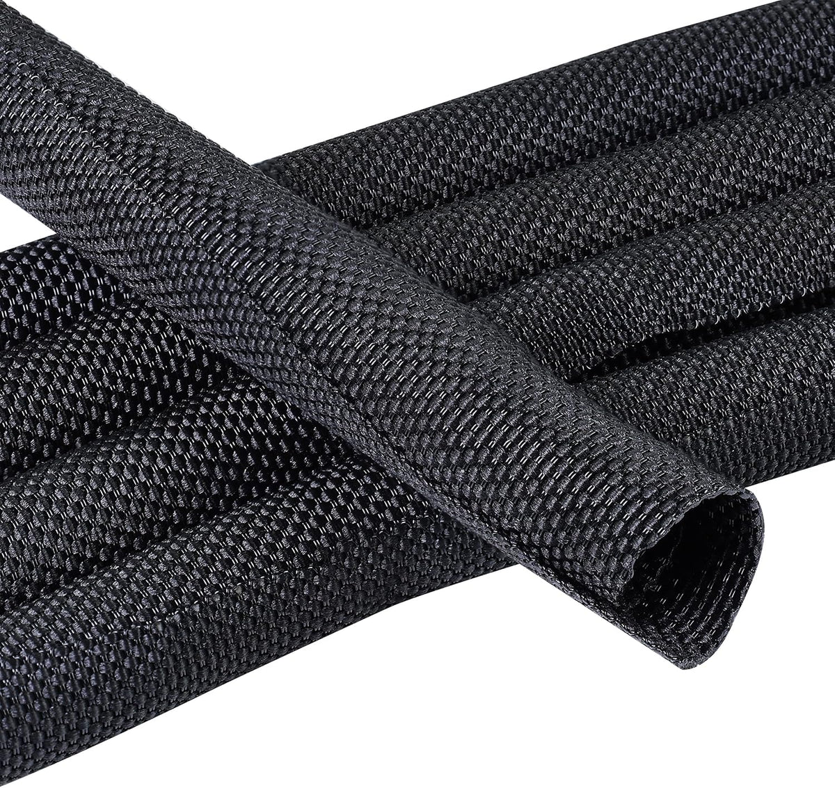 Automotive Mesh Woven Wire Sheathing Split Wire Loom 3/8"-28ft