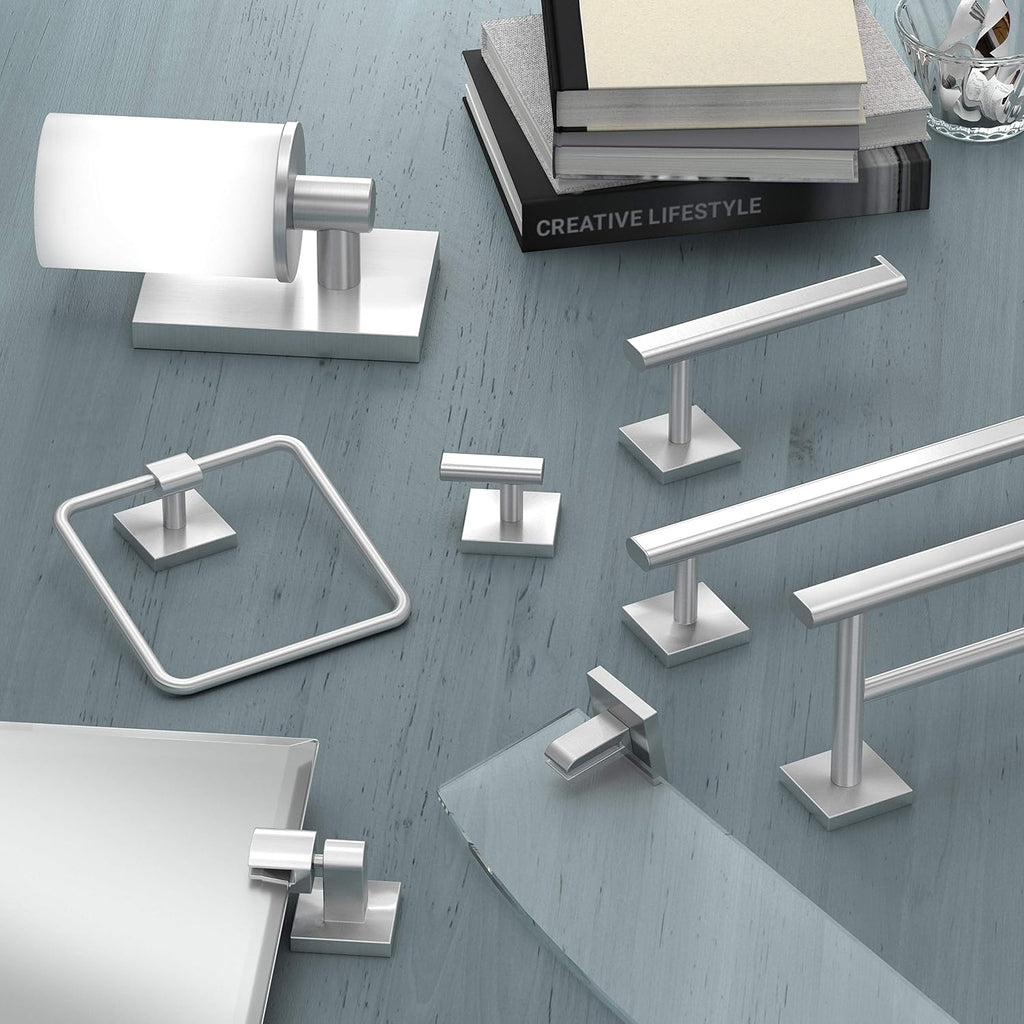 Gatco 4070 Elevate 24" Towel Bar, Satin Nickel