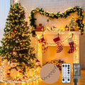 Brightown Christmas Tree Cluster Lights - 2000 LED 100 Ft Firecrackers String, 12 Modes Timer Remote Waterproof Plug-in Twinkle Fairy for Outdoor Xmas Tree Garland Party
