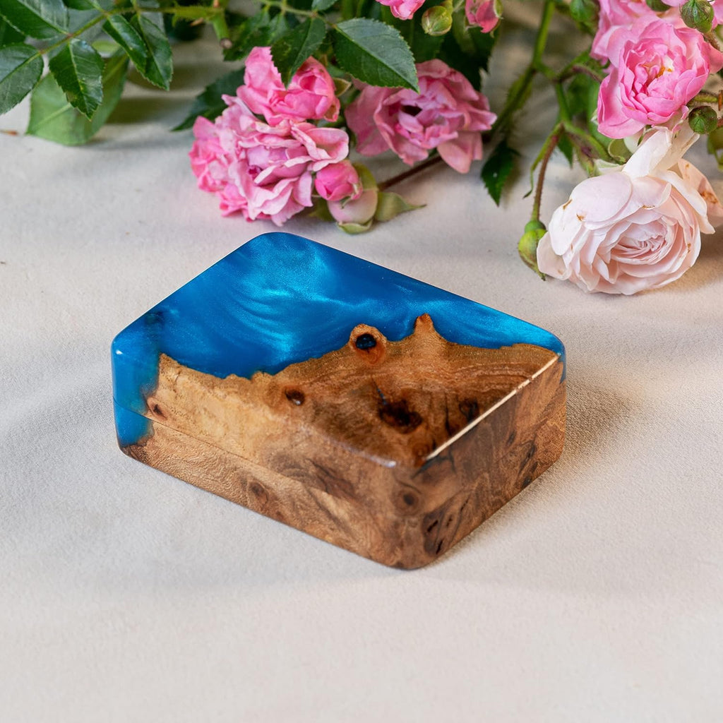 RWA Engagement Ring Box for Proposal, Luxury Wedding Ring Holder, Flip