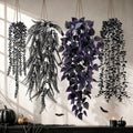 Der Rose 4 Pcs Fake Gothic Plants for Halloween Bathroom Decor Indoor