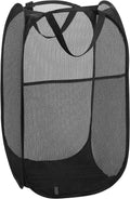 Laundry Basket, Laundry Hamper - Mesh Popup Laundry Hamper. Portable, Durable Handles, Collapsible for Storage, and Easy to Open. Great for The Kids Room, College Dorm, or Travel. (Black)[SHOOTING]
