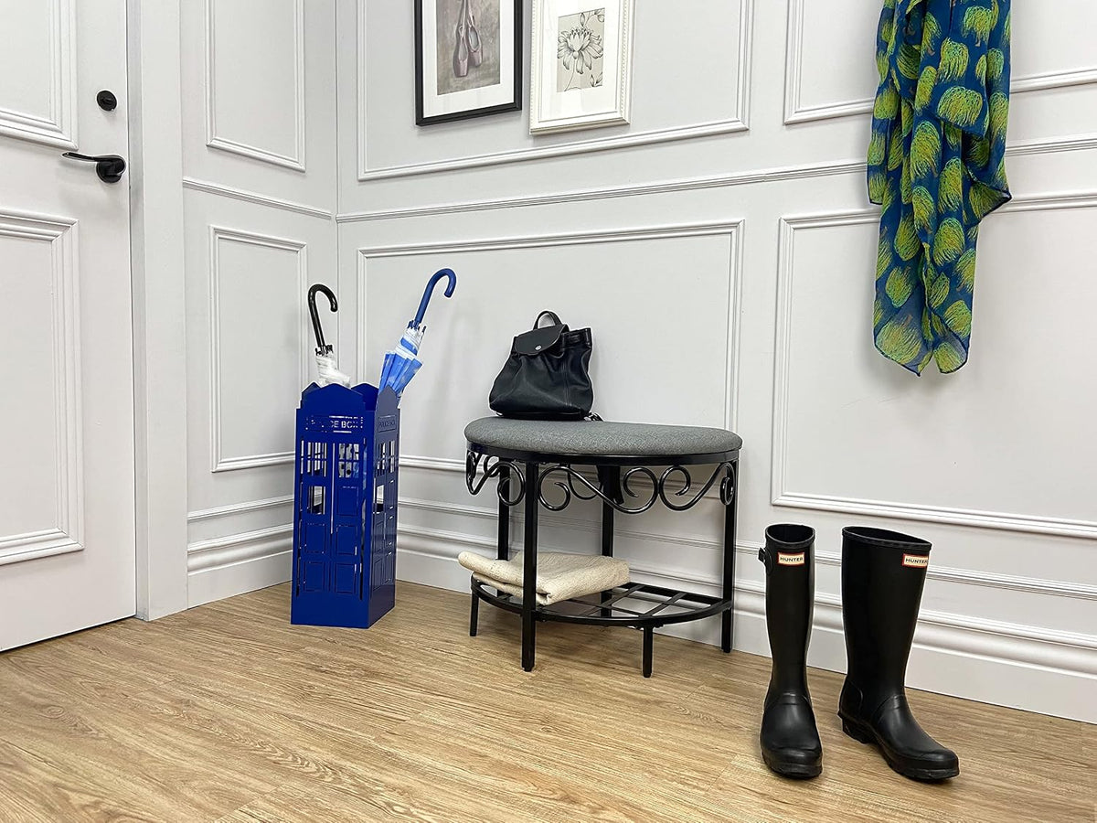 Mango Steam Police Box Blue Umbrella Stand - for Entryway & Living Room…