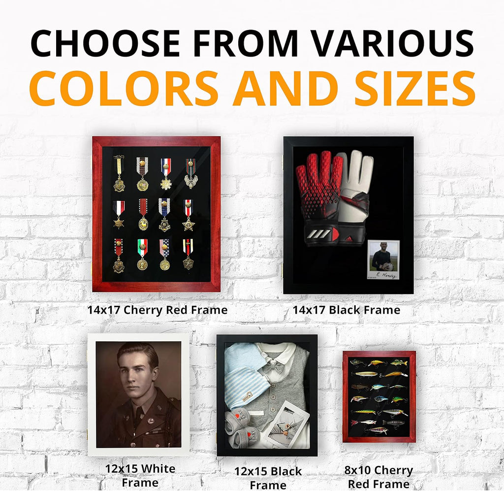 12x15 Large Shadow Box Frame, Deep Shadow Box Display Case, Black Shadow Box, Shadowbox Picture Frame, Graduation Cap Shadow Box, Military Shadow Box Wood, Wedding Shadow Box Frame