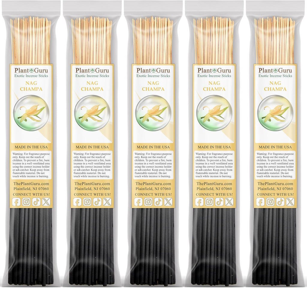 Nag Champa Incense Sticks 500 Bulk Pack 11" Bulk Wholesale - Smooth and Clean Long Burn Time, 45 to 60 Minutes.
