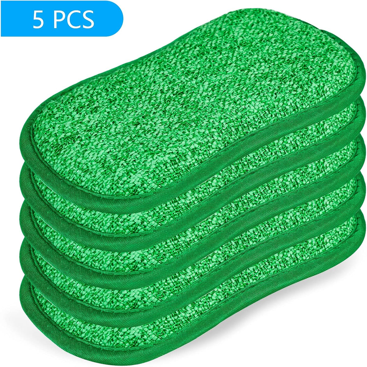 Reusable Sponges for Dishes, Kitchen Sponge for Washing Dishes Pack 5/10