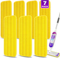 Washable Mop Pads for Swiffer PowerMop: Microfiber Wet Mops Refills 7 Pack