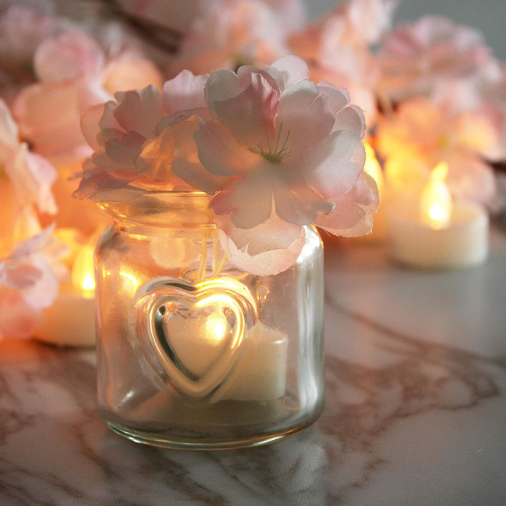 Flickering Battery Operated Flameless LED Tea Light Tealight Candles 60 PCS