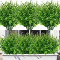 24 Bundles Fake Plants Artificial Greenery Stems for Outdoors