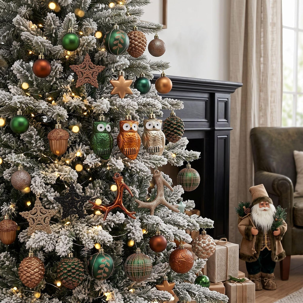 Valery Madelyn 40ct Christmas Tree Decorations Ball Ornaments Set