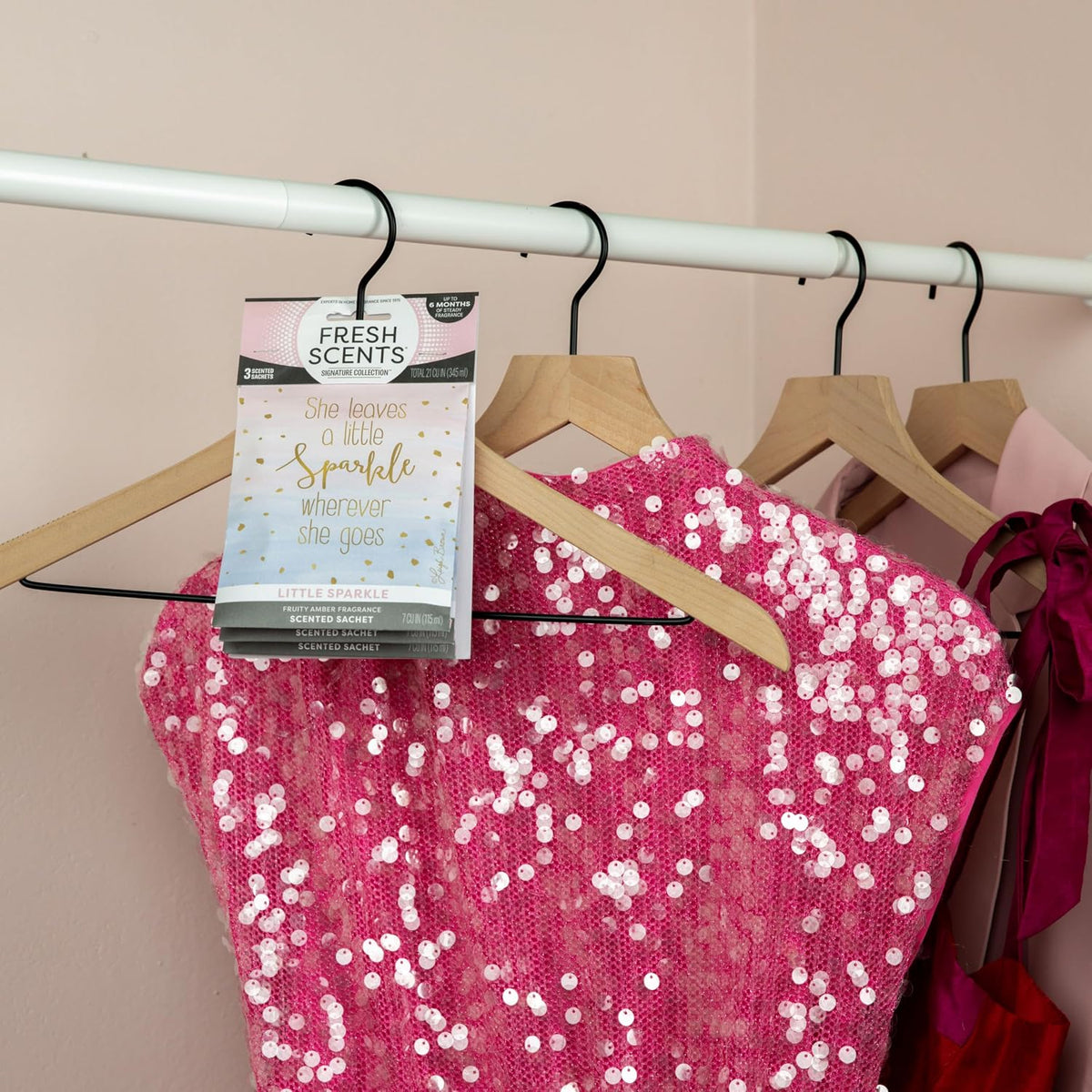 Fresh Scents A Little Sparkle Scented Sachets 6 Pack